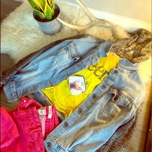 Missimo Jean jacket with hood.